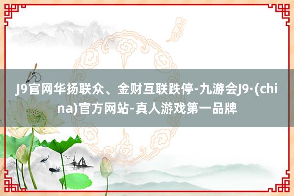 J9官网华扬联众、金财互联跌停-九游会J9·(china)官方网站-真人游戏第一品牌