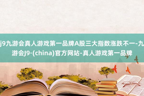 j9九游会真人游戏第一品牌A股三大指数涨跌不一-九游会J9·(china)官方网站-真人游戏第一品牌