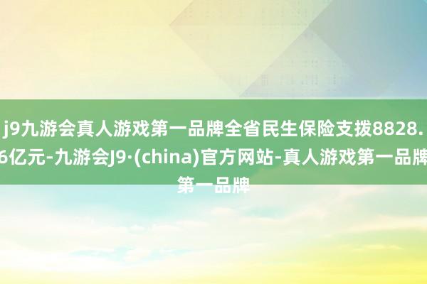 j9九游会真人游戏第一品牌全省民生保险支拨8828.6亿元-九游会J9·(china)官方网站-真人游戏第一品牌